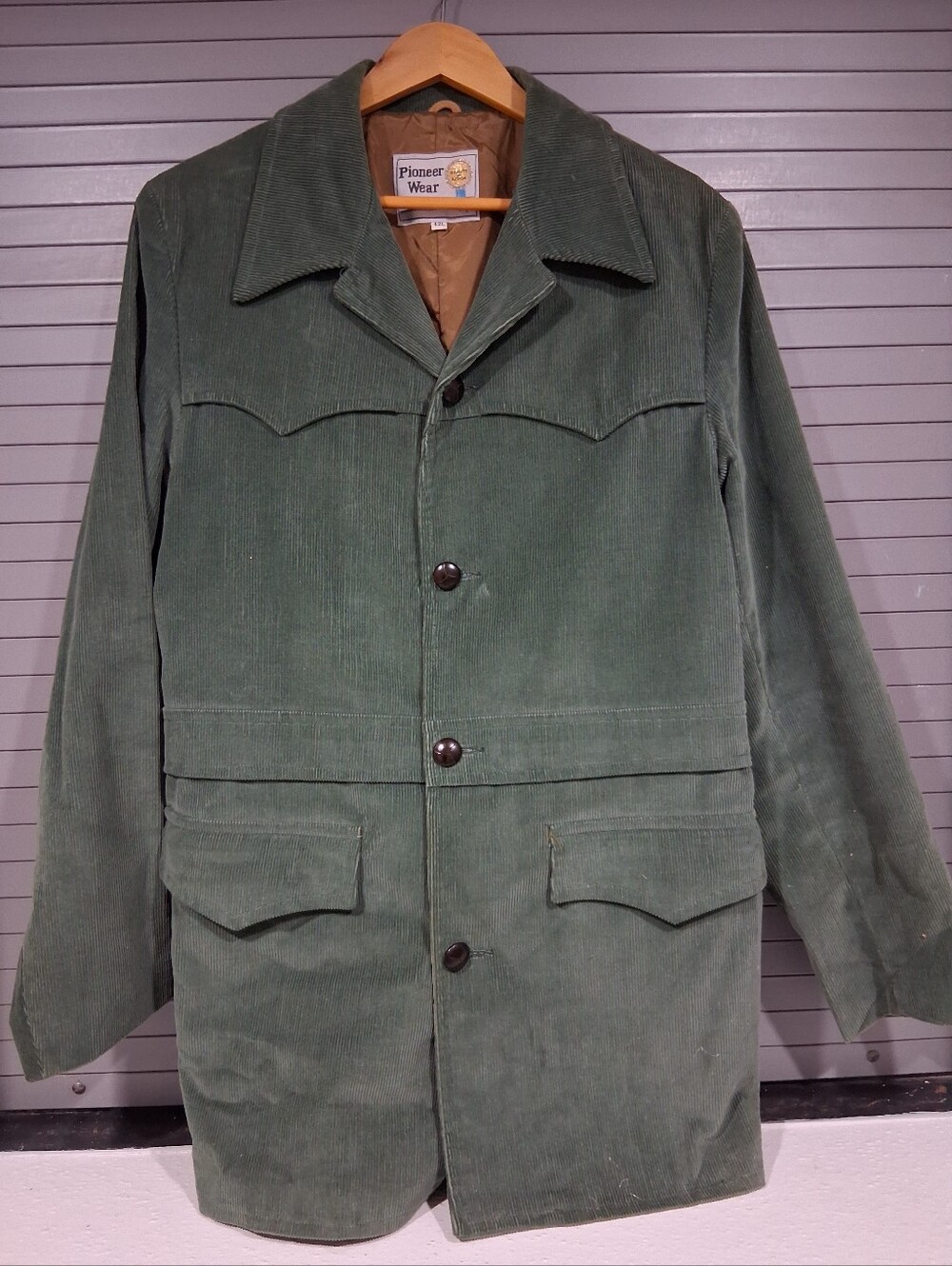 Vtg Pioneer Wear Corduroy Jacket